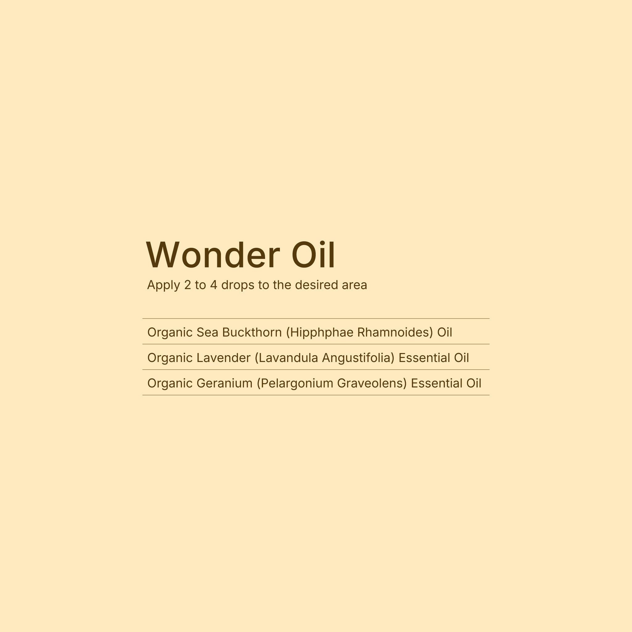 Wonder Oil